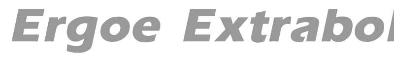 Ergoe Extrabold