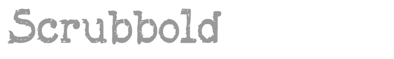 Scrubbold