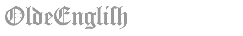 OldeEnglish