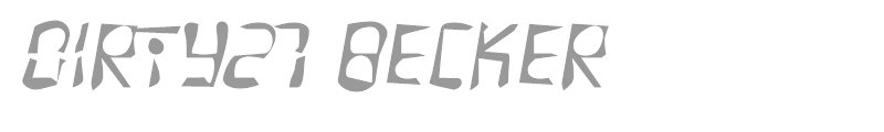 Dirty27 Becker