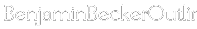 BenjaminBeckerOutline-ExLight