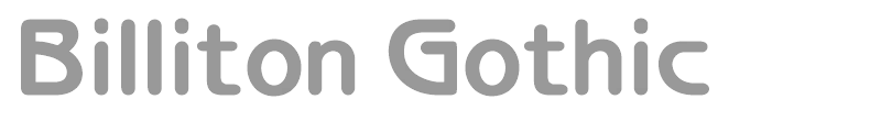 Billiton Gothic