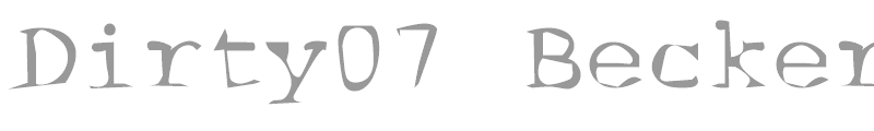 Dirty07 Becker