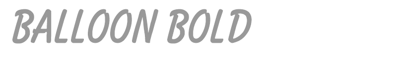 Balloon Bold