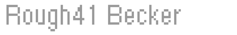 Rough41 Becker
