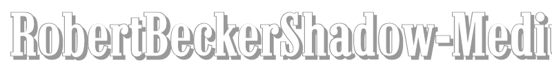 RobertBeckerShadow-Medium