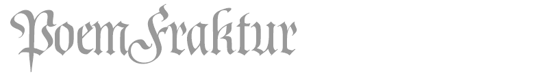PoemFraktur