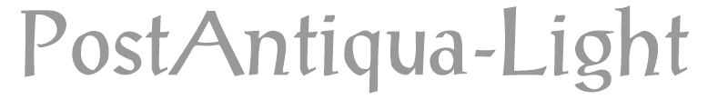 PostAntiqua-Light
