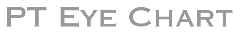 PT Eye Chart