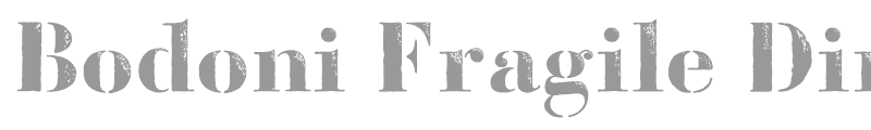 Bodoni Fragile
