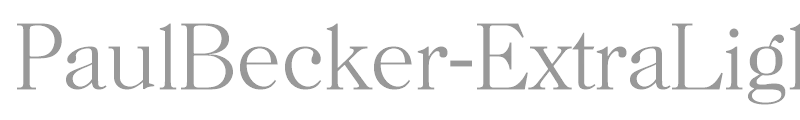 PaulBecker-ExtraLight