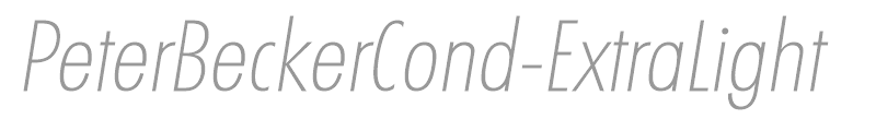 PeterBeckerCond-ExtraLight