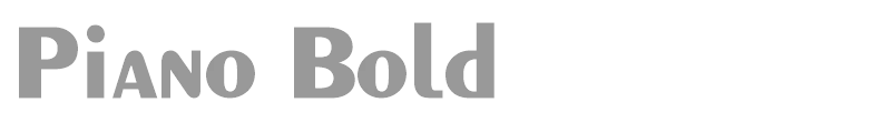 Piano Bold