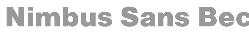 Nimbus Sans Becker DBla