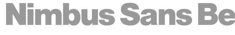Nimbus Sans Becker PBla