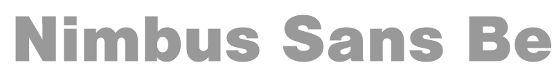 Nimbus Sans Becker TBla