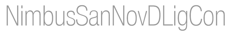NimbusSanNovDLigCon