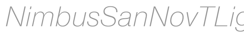 NimbusSanNovTLig