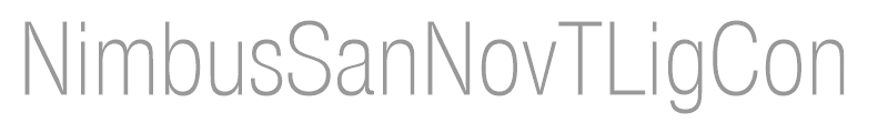 NimbusSanNovTLigCon