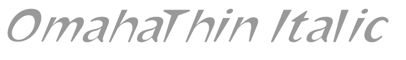 OmahaThin Italic