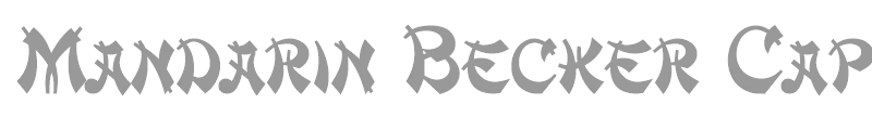 Mandarin Becker Caps
