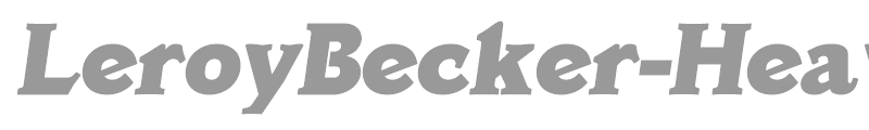 LeroyBecker-Heavy
