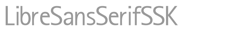 LibreSansSerifSSK