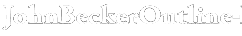 JohnBeckerOutline-ExtraBold