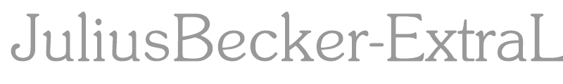 JuliusBecker-ExtraLight