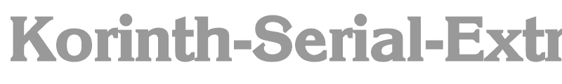 Korinth-Serial-ExtraBold
