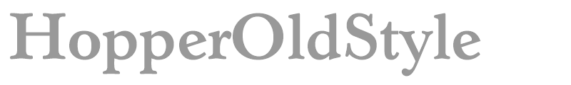 HopperOldStyle