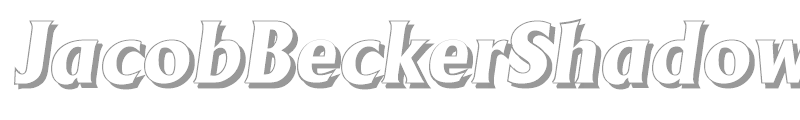 JacobBeckerShadow-ExtraBold