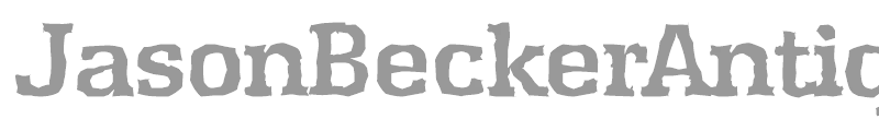 JasonBeckerAntique