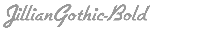 JillianGothic-Bold