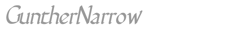 GuntherNarrow