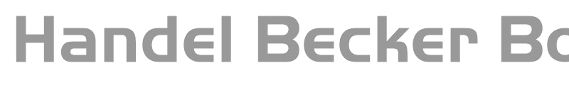 Handel Becker Bold