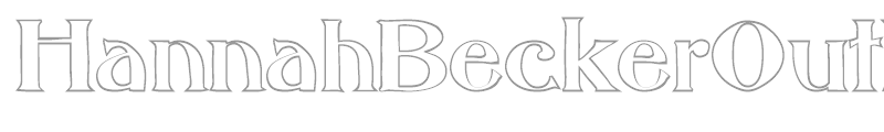 HannahBeckerOutline