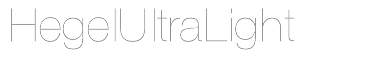 HegelUltraLight