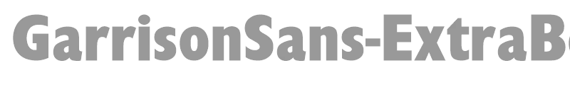 GarrisonSans-ExtraBoldCond