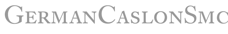 GermanCaslonSmc