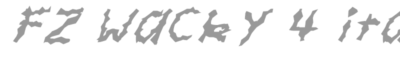 FZ WACKY 4 ITALIC