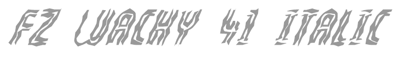 FZ WACKY 41 ITALIC