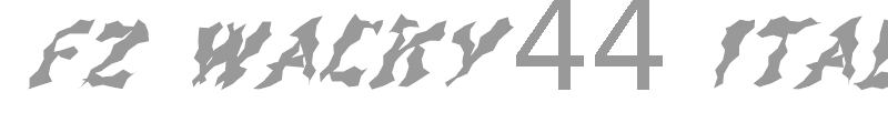 FZ WACKY 44 ITALIC