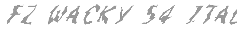 FZ WACKY 54 ITALIC