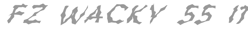 FZ WACKY 55 ITALIC
