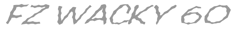 FZ WACKY 60 ITALIC