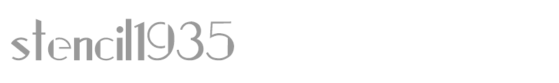 Stencil 1935