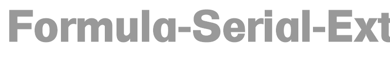 Formula-Serial-ExtraBold