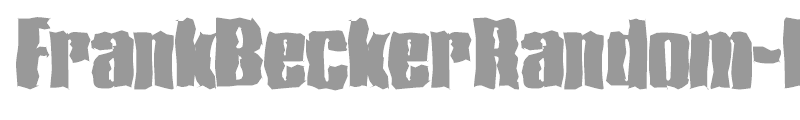 FrankBeckerRandom-Heavy