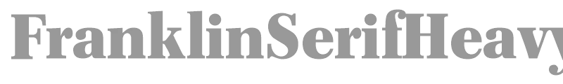 FranklinSerifHeavy